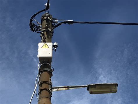 boxes on electrical poles|electrical box for round pole.